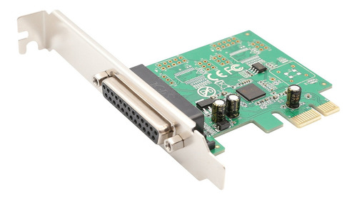 Tarjeta Paralela Io Crest 1 Puerto Pcie X1, Pci Express A Db25 Lpt Impresora Convertidor Adaptador Controlador Con Sopor
