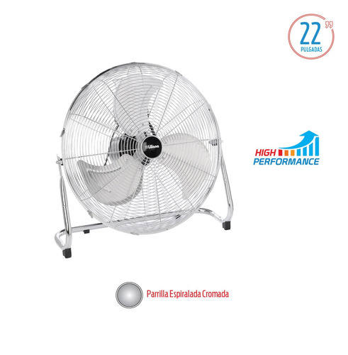 Turbo Ventilador Metal Cromado 22 Liliana Alto Rendimiento