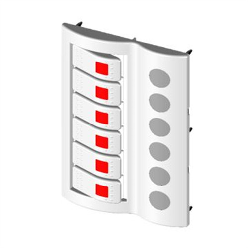 Imagem 1 de 1 de Painel Elétrico 06 Botões 12v - 24v - Cod 2780