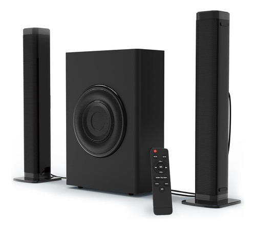 Barras De Sonido Subwoofer Home Theater 2.1 Canales Geoyeao