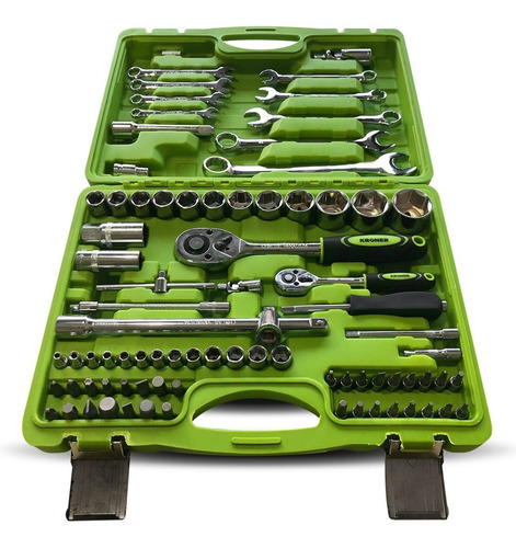 Set Juego De Tubos Llaves Y Puntas Kroner De 82 Piezas