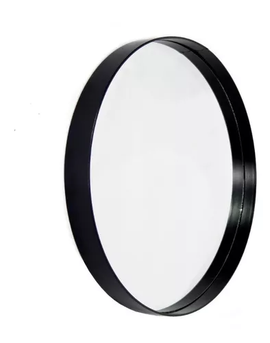 Espejo Redondo Circular Marco Con Hierro Diametro 70cm Baño