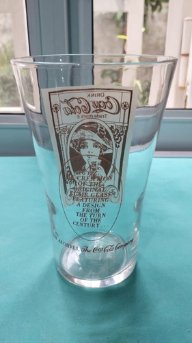 Vaso De Coca Cola Imagen Dama Antigua (Usado)