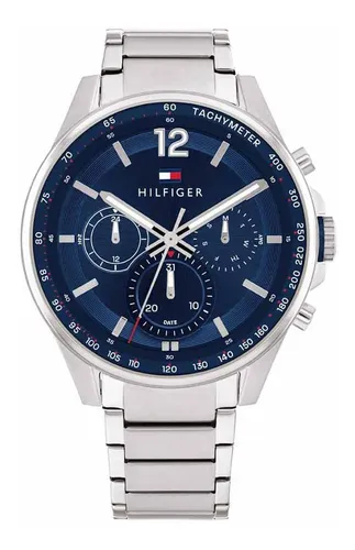 Reloj De Pulsera Tommy Hilfiger Para Hombre 1791973 Plateado