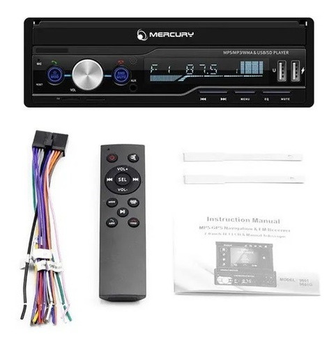 Imagen 4 de 8 de Stereo In Dash Pantalla 7 Pulgadas Bluetooth Am Fm Camara