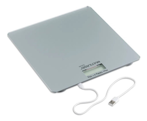 Balança Digital 180 Kg Bateria Recarregável Usb Multilaser