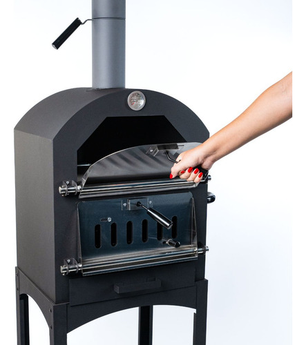 Churrasqueira Com Forno De Pizza Sabor E Versatilidade