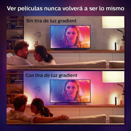 Tira de luces LED Philips Hue Gradient de 65 pulgadas y 65 pulgadas