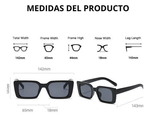 Lentes De Sol Para Mujer Full Tendencia Retro Uv400