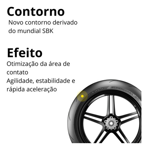Pneu Dianteiro Pirelli Super Corsa Sp V3 120/70-17 W 58
