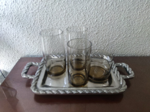 Bandeja De Pewter Mexicano