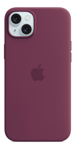 Silicone Case Iphone 14 Funda Silicona Violeta Oscuro Lisa