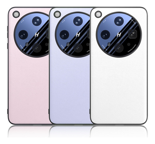 Funda Circular De Tpu, Piel Y Metal Con Protección De Cámara Para Oppo Find X8 Ultra X8s + Para Find X8 Pro X8, Funda Trasera Delgada Y Dura