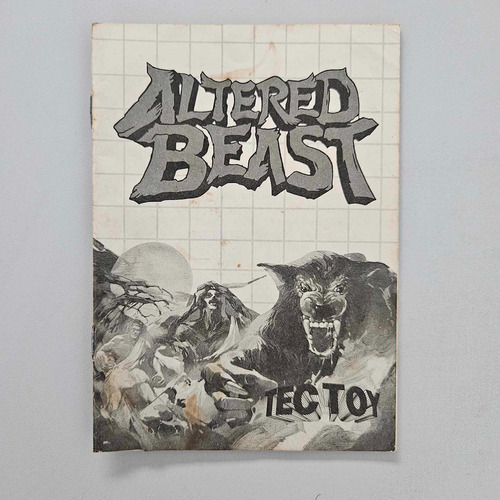 Manual Altered Beast Original Master System