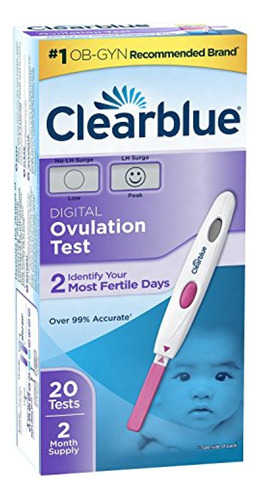 Test De Ovulacion  Prueba De Ovulación Digital Clearblue, 20