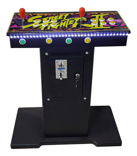 Tablero Arcade Ch Base Y Monedero Uso Rudo Terminado Premium