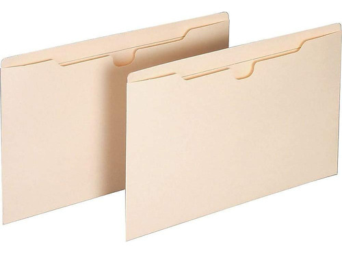 Manila File Jackets Staples 418210 Legal Flat, 100 Unidades