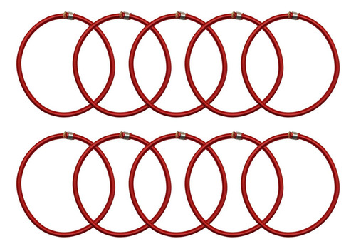 Cuerdas Elásticas Compatible Con Trampolín De Fitness Rojo