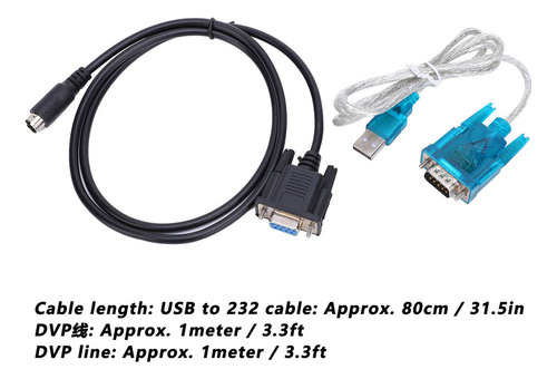 Línea Adaptadora: Cable Usb A 232, Cable De Comunicación Plc