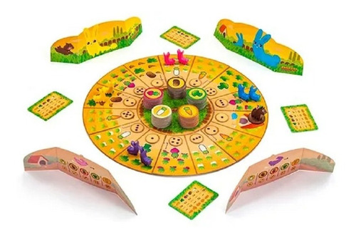 Imagen 2 de 4 de Conejos Del Huerto Ruibal Juego De Mesa Familiar +8 años