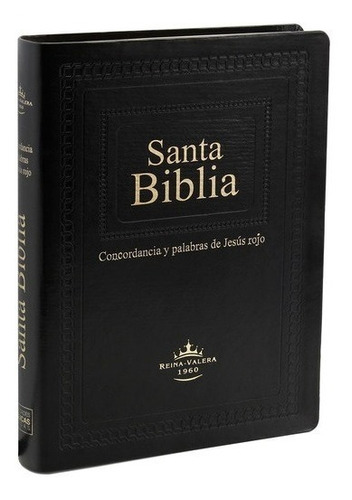 Biblia Reina Valera 1960 Letra Gigante Negra Y Concordancia