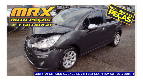 Sucata Citroen C3 Excl 1.6 Vti Flex Start 16v Aut 2014 Pecas