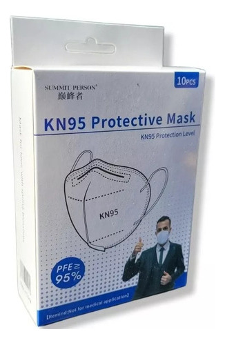 Mascarillas Kn95 Caja X 10 Unidades, Alta Protección. 