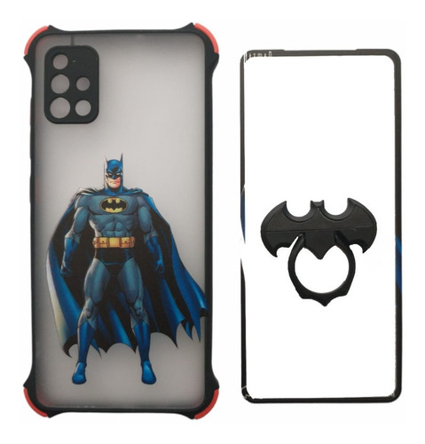 Funda Samsung A51 Con Mica Super Heroes Batman Niño Hombre | Envío gratis