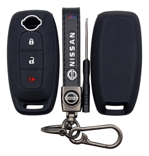 Funda Llave Control Nissan X-trail Kicks Versa Sentra 3 Y 4b