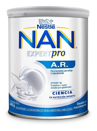 Formula Infantil Nan Ar   Lata X 400 Gr