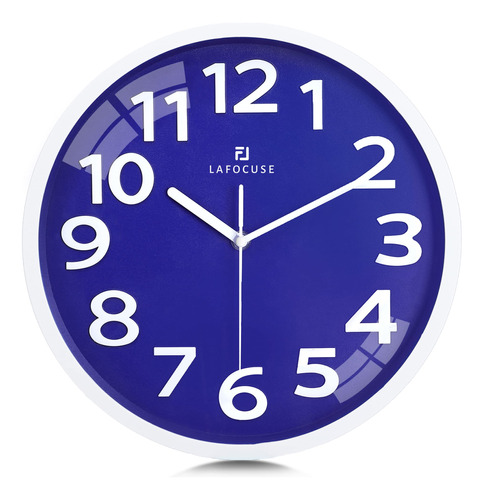 Lafocuse Reloj De Pared Cocina Azul Numeros 3dreloj De Pared