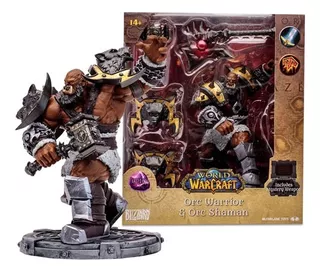 Mcfarlane Estatua: World Of Warcraft - Orco Shaman Guerrero