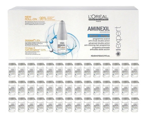 Loreal Profesional Aminexil Advanced 42 Ampollas Caida 6ml