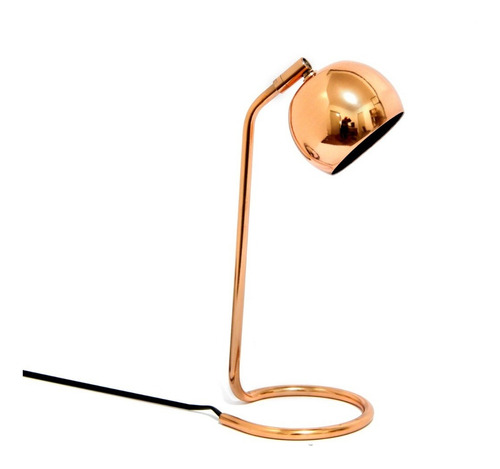 Lampara De Escritorio Mesa Velador Apta Led Gu10 Colores Color de la estructura Cobre