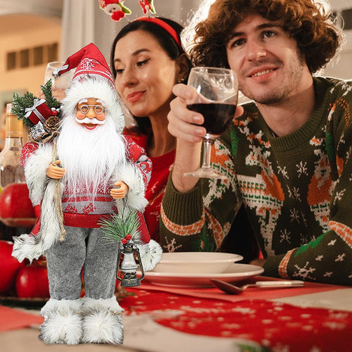 Estatua De Papá Noel De Pie Para Figura De Papá Noel