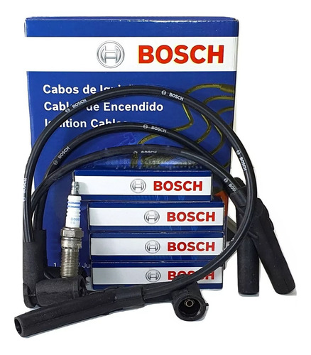 Cables Y Bujias P/ford Fiesta Ecosport Focus 1.6 Rocam Bosch