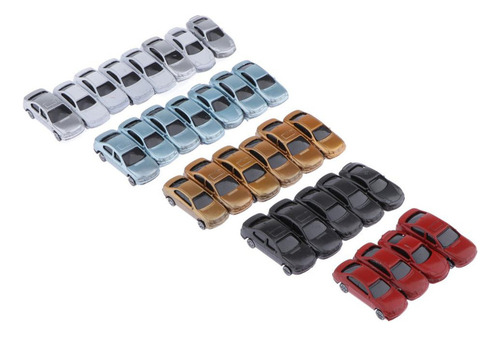 J 1:100 Maquetas De Coches Pintadas Para Paisajes De