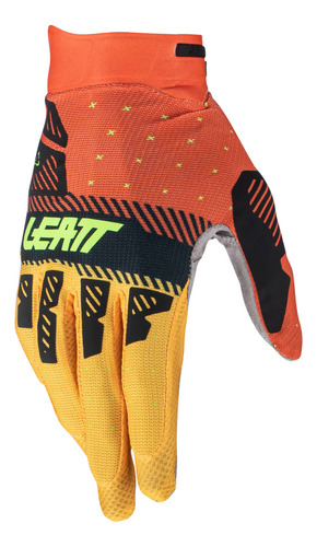 Guante Moto Leatt X-flow 2.5 Color Citrus Talle M