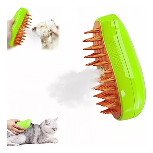 3 In 1 Depilación Cepillo De Vapor Para Gato/perro Mascota