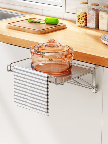 Organizador Plegable Acero Inoxidable Para Puerta Estante