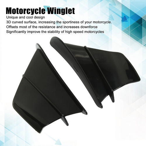 Spoiler Lateral De Motocicleta, Carenagem Dianteira, Aletas