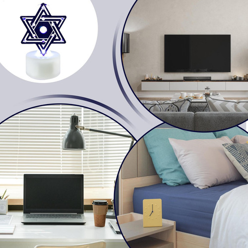 Luces Led Para Decoraciones De Hanukkah Luces Led Para Exter