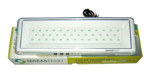 Luz De Emergencia Gamasonic 38/26/12 Leds Regulable 