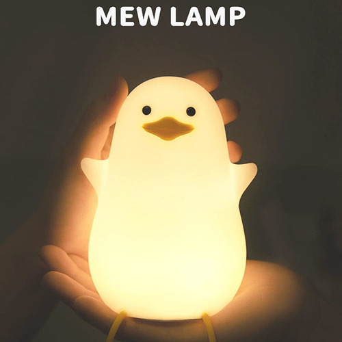 Luz Nocturna Led De Pato Luz Nocturna De Silicona Para Niños
