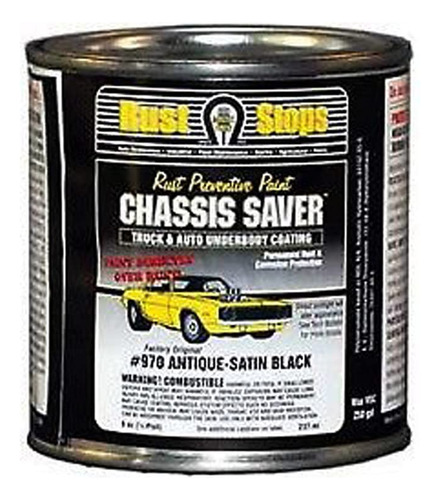 Tector Chasis Color Negro Satinado Envejecido 1 2 Pints