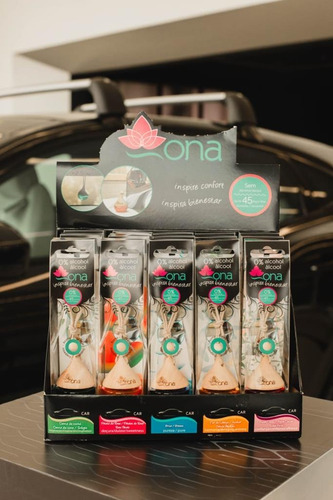 Ambientador Ninfea Ona Bolinha, 6 ml, olor a coche
