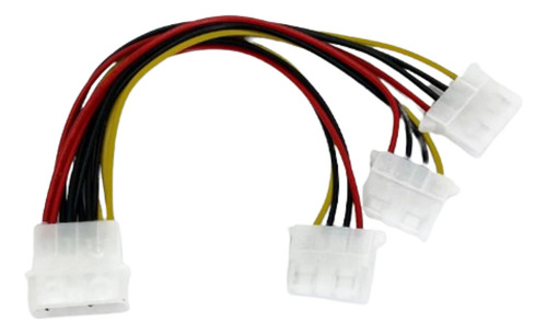 Cable Molex 1 A 3 Puertos, Splitter Divisor 1 A 3 Molex