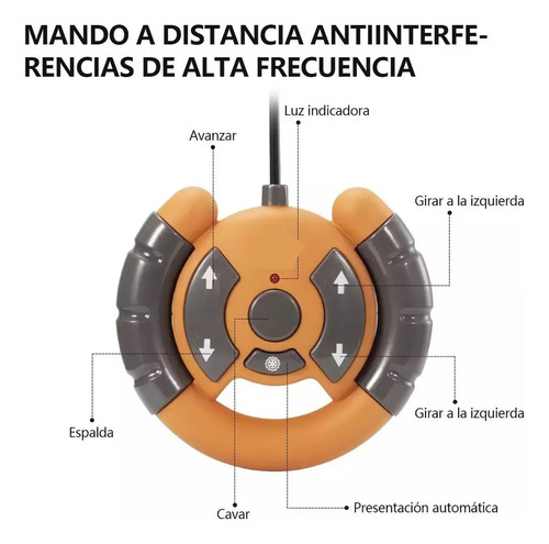 Escavadeira Elétrica De Controle Remoto De Carro Popular