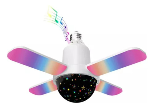 Ampollet Parlante Lámpara Led Rgb Bluetooth Control E27