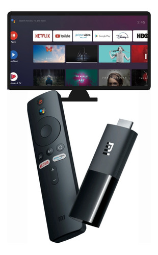 Mi Tv Stick Xiaomi Controle De Voz Full Hd 8gb Ram Original